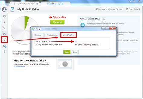 Bitrix24 Drive synchronization