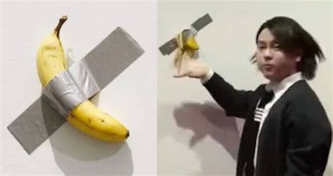 South Korean Student Eats $120,000 Banana Art Off Museum Wall