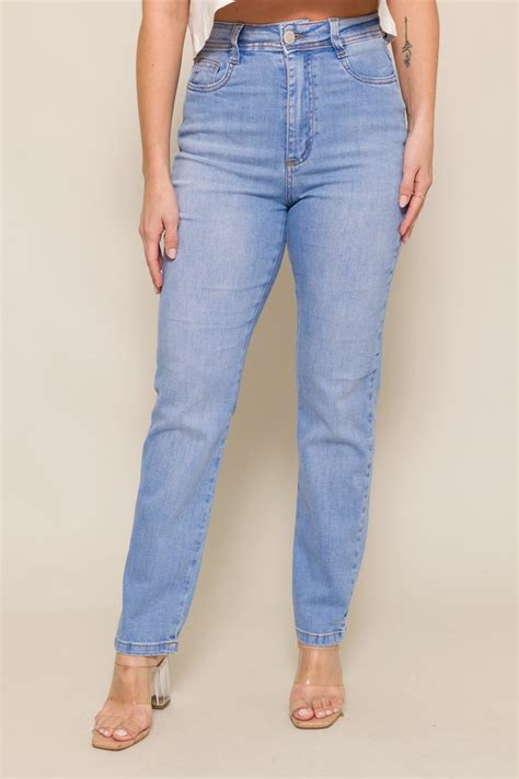 Cal A Jeans Slim Cropped Basic Jeans Claro Knoten Jeans