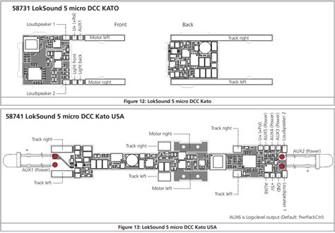 Esu Loksound 58731 And 58741 Micro Dcc Kato And Kato Usa Wiring Diagram
