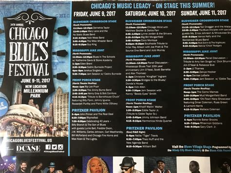 Chicago Blues Festival schedule - Go Visit Chicago