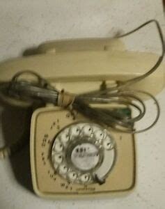 Vintage GTE System Tan Beige Rotary Telephone Phone Old EBay