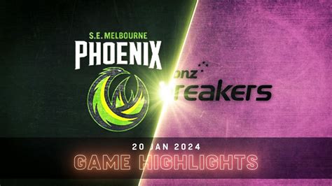 Nbl Mini New Zealand Breakers Vs South East Melbourne Phoenix