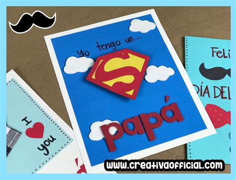 TARJETAS PARA PAPÁ FÁCILES DE HACER Especial día del padre