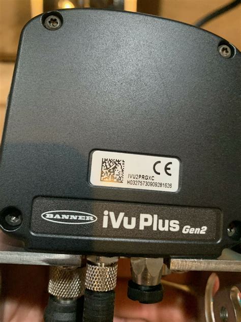 Banner Ivu Plus Gen 2 Camera Model Ivu2prgxc Includes Cable For Sale