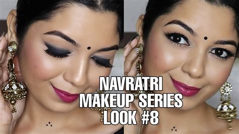 Navratri Makeup Look 8 Navratri Makeup Series Youtube