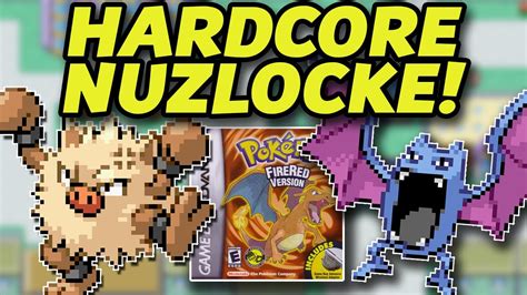 Nuzlocking Pokemon Fire Red The HARDCORE Way YouTube