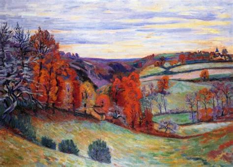 Barnyard Crozant By Armand Guillaumin Oil Painting Reproduction For