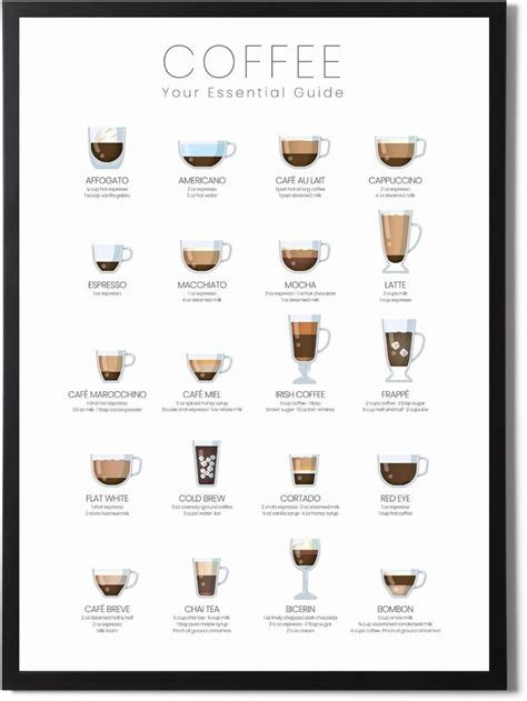 State Media Vision Coffee Types Poster The Essential Coffee Guide