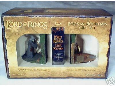 LORD OF THE RINGS BOOKENDS HOBBIT TOLKIEN GALDALF BILBO | #17632629