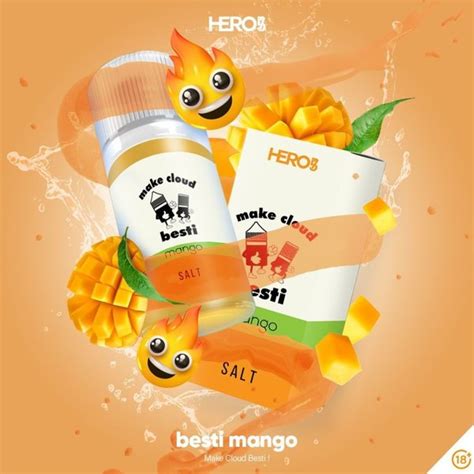 Jual R57 Besti Mango Salt Nic 30ML By Hero57 Liquid Bestie Besti Salt