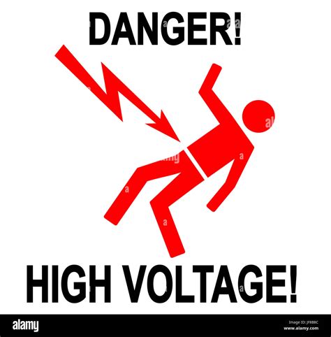 Danger High Voltage Stock Photo - Alamy