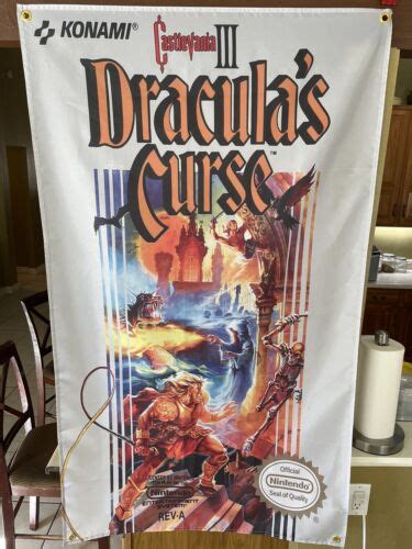 CASTLEVANIA III Dracula S Curse Nintendo NES Boxart 5 Simon Belmont