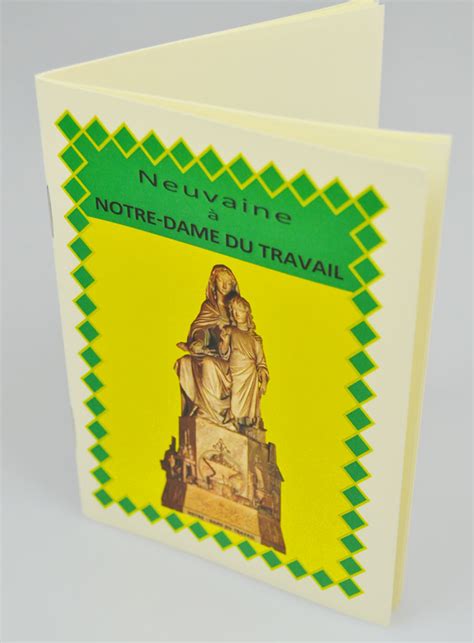 Livret De Neuvaine Notre Dame Du Travail La Boutique Des Chr Tiens