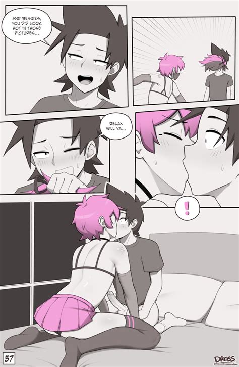 Rule 34 2boys 2d Comic Crossdressing Dross English Text Femboy Gay Gay Kissing Jacob Dross