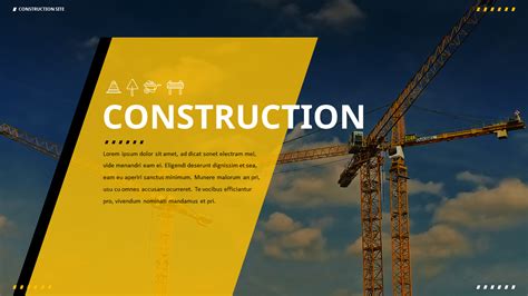 Construction PowerPoint Templates for Presentation