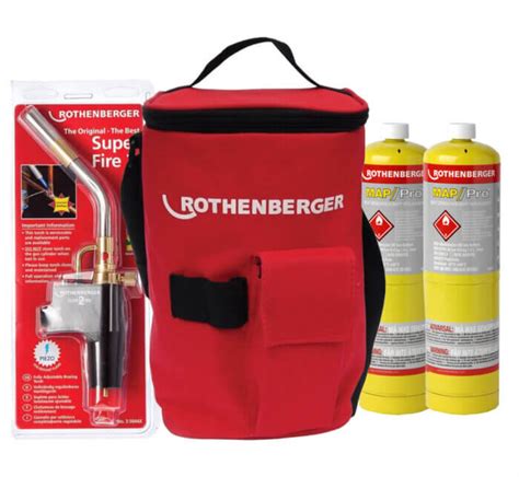 Hand Tool Sets Rothenberger Hot Bag Superfire 2 Torch Mapp Gas Plumbers