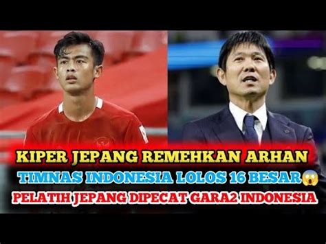 Pratama Arhan Diremehkan Pelatih Jepang Dipecat Indonesia Lolos