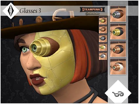 The Sims Resource Steampunked Glasses 3