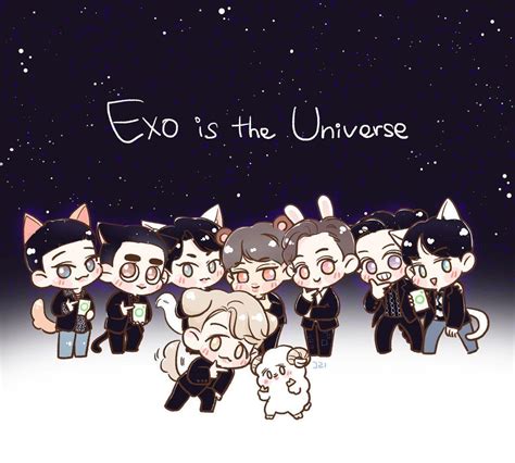 Exo Fan Art Wallpapers Top Free Exo Fan Art Backgrounds Wallpaperaccess