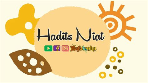 Hafalan Hadits Niat Anak Muslim PAUD TK L Cara Mudah Menghafal Hadits