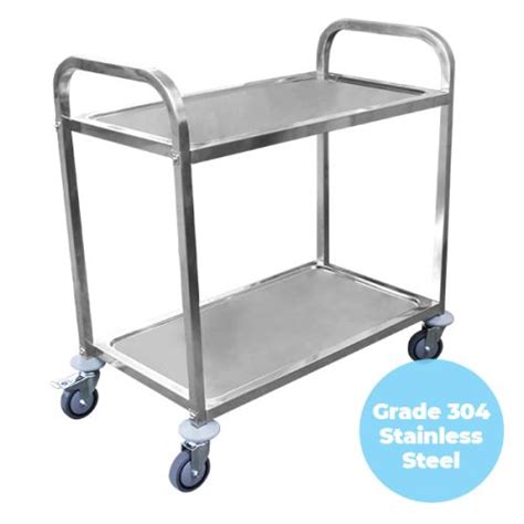 Tier X Mm Grade Ss Service Trolley Australian Made