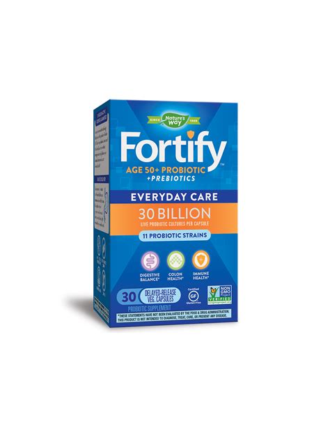 Пробиотик + пребиотици 50+ ежедневна грижа - Fortify Age 50+ Probiotic ...
