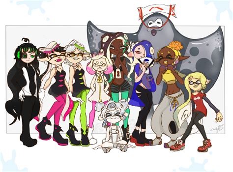 Squid Sisters Vs Off The Hook Vs Deep Cut Art I Did For The Meep Team Fandom