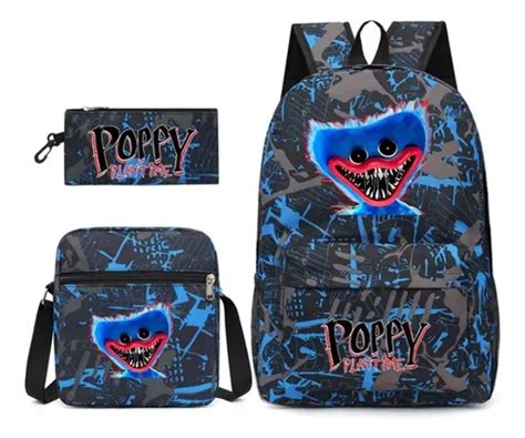 Mochila Escolar Poppy Playtime Huggy Wuggy Meses Sin Intereses