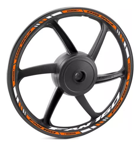 Friso Adesivo Refletivo M16 Roda Moto Cg Fan 160 Frete grátis