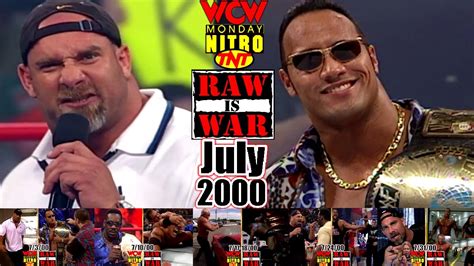 WWF RAW Vs WCW Nitro July 2000 Full Breakdown YouTube