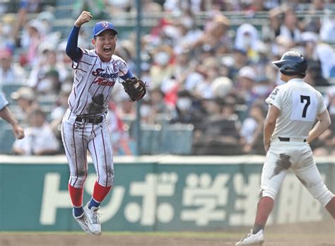 下関国際がトリプルプレー 窮地脱し大阪桐蔭に逆転勝ち 夏の甲子園 毎日新聞