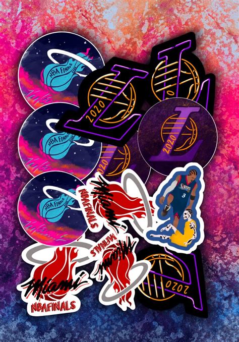 LA Lakers Stickers NBA finals Lebron James Stickers | Etsy