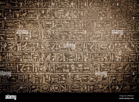 Egyptian Hieroglyphics Alphabet Hi Res Stock Photography And Images Alamy