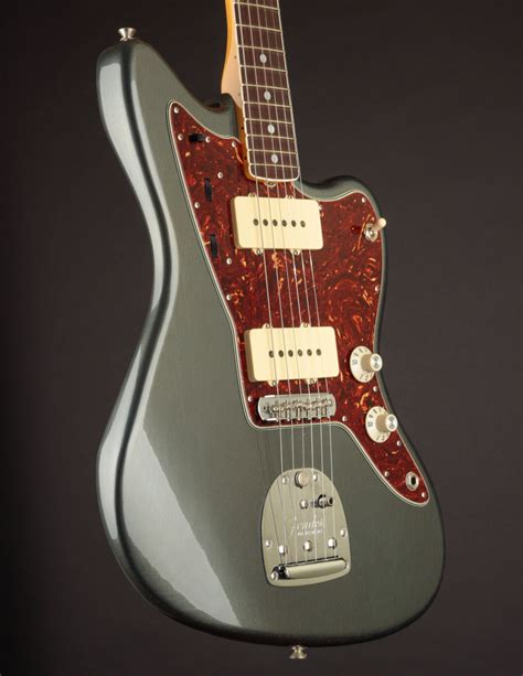 Fender Cs Jazzmaster Aged Charcoal Frost Metallic The Music Emporium