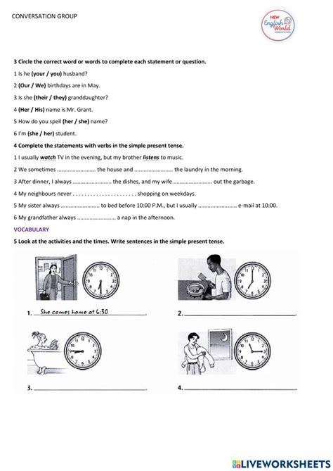 713127 Daily Routine Teacherdanir Liveworksheets