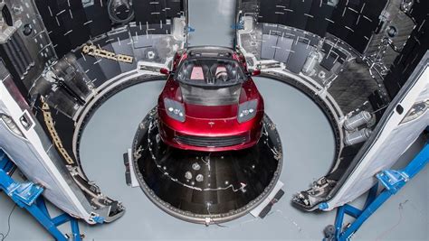 Elon Musk S Tesla Roadster Heads To Space Aboard Falcon Heavy On