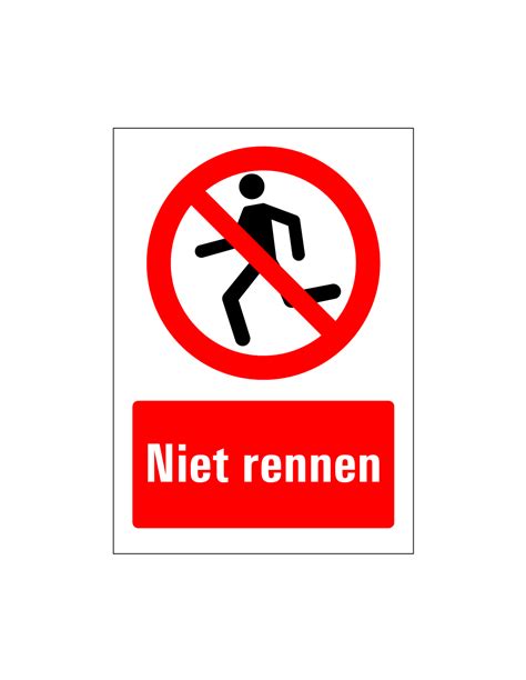 Niet Rennen Sticker Kopen Bestel Nu Online