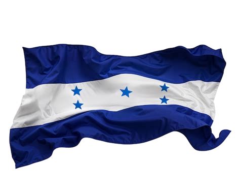 La bandera de Honduras está aislada | Archivo PSD Gratis