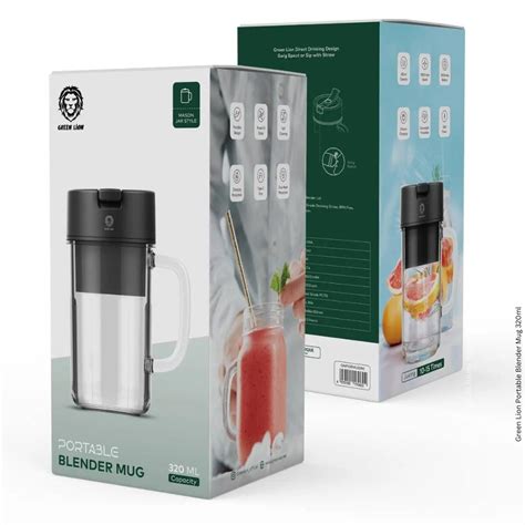 Green Lion Portable Blender Mug Ml Best Price Fast Delivery