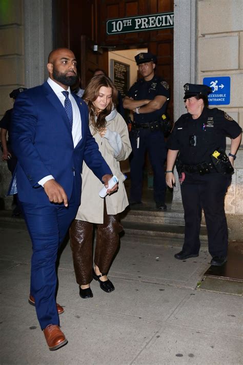 Grace Jabbari Surrenders At The Th Precinct Amid Jonathan Majors