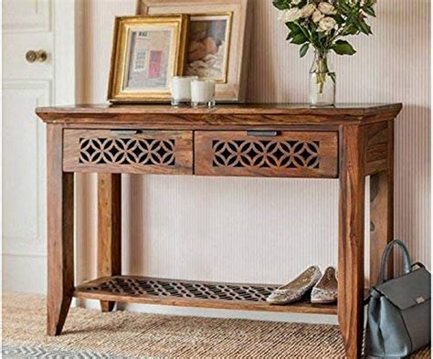 Buy Fine Art Wood Solid Wood Console Table Console Table For Living