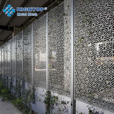 Aluminum Laser Cut Decorative Partition Garden Divider Outdoor Metal