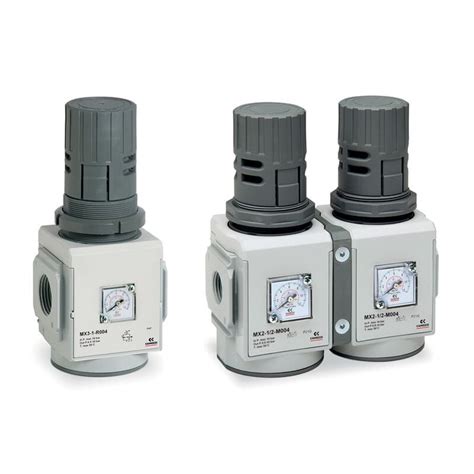 Regolatori Di Pressione Serie Mx Per Vari Settori Industriali Pneumatica