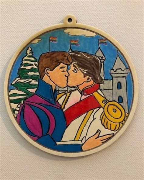 A Gay Happily Ever After Ornament Gay Pride Ornament Gay Etsy