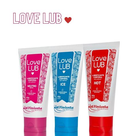 Kit Lubrificante Íntimo Love Lub g Neutro Hot e Ice à Base de Água Sensações Shopee Brasil