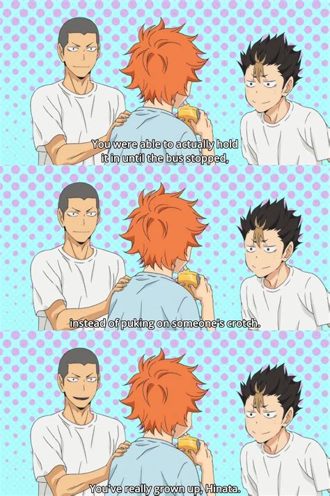 Tanaka Hinata Nishinoya Haikyuu Haikyuu Moments Haikyuu Moment