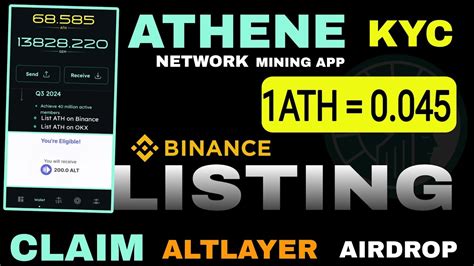 Athene Network Mining Binance Listing Athene Network Withdrawal Kyc