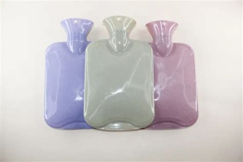 Self Heating Pvc Hot Water Bag Hand Warmer Rechargeable Pvc Hot Water Bottle With Solid Color