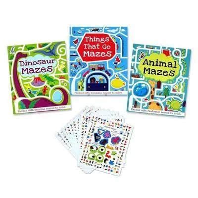 Fun Mazes Stickers Activity Pack Over 1500 Stickers With 3 Books